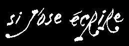 Si j'ose crire (RTBF, 10.10.2002)